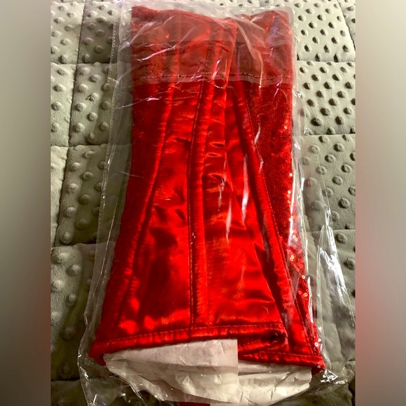 Daisy corsets womens Top Drawer 4 Pc Sequin Devil Corset Costume - Picture 15 of 16